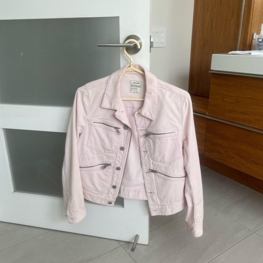 Zadig et Voltaire pink jacket